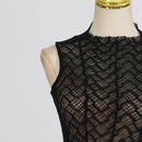 Spliced Sheer Dresses