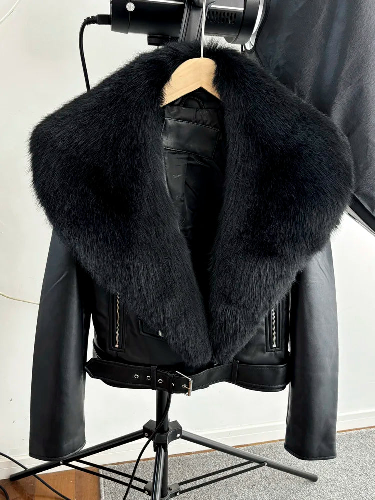 Sheepskin Leather Jacket