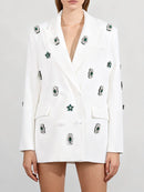 Spliced Bead Luxurious Blazers