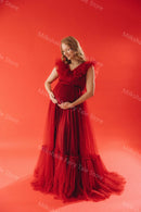 Photo Tulle Sleeveless Dresses