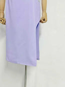 Spliced Appliqués Slimming Dresses