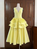 Ruffles Folds Dress