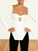Sequined Basics Sweaters for Women