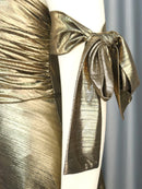 Luxury Gold Gilding Plus Size Dress