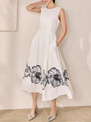 Hit Color Printed Dresses