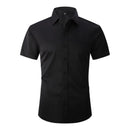 Men's Solid Short Sleeve Shirts