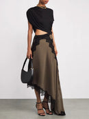 Lace Irregular Dresses