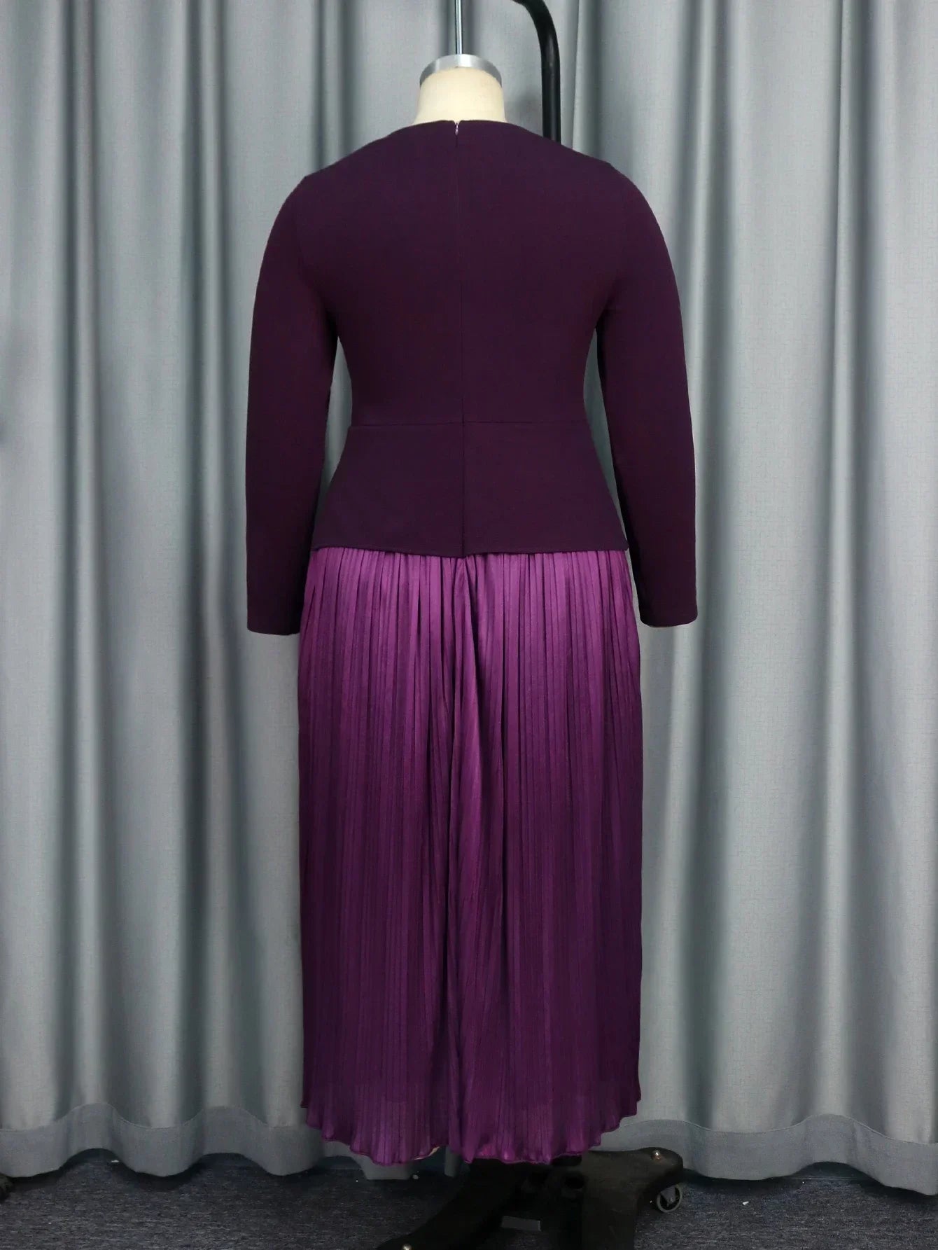 Plus Size Purple Church Dress