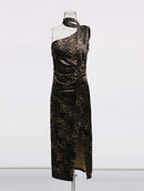 Spliced Ribbon Elegant Dresses