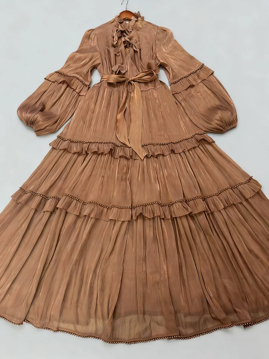 Ruffles Folds Dresses