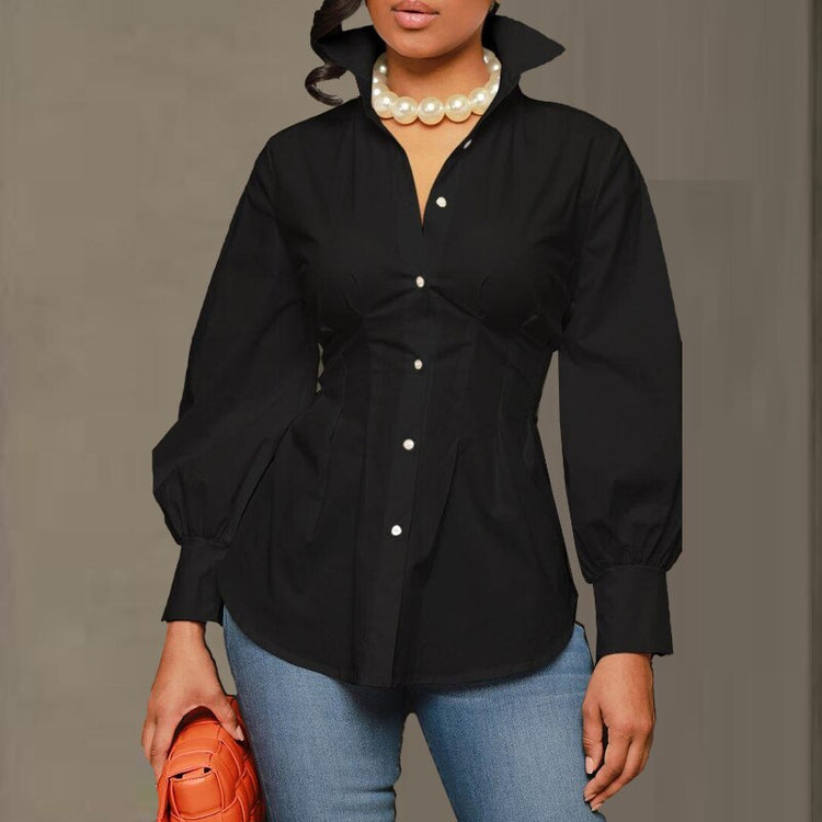 Plus Size Formal Elegant Shirt