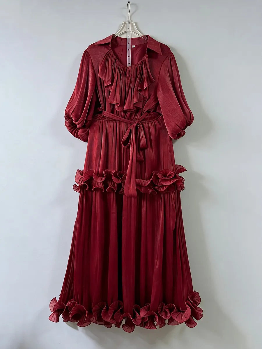 Spliced Folds Dresses
