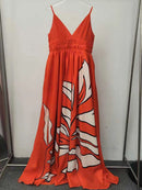 Printing Loose Spliced Dresses