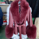 Sheep Fur Leather Jacket