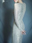 Spliced Sequins Dresses