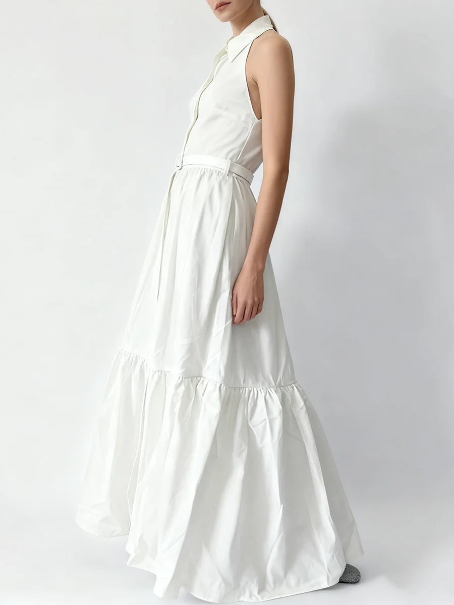 Folds Sleeveless Dress