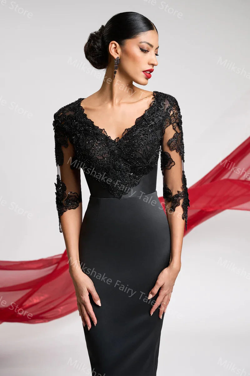 Floral Half Sleeves Dress