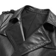 Men’s Double Breasted Leather