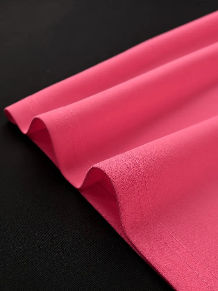 Plus Size Peplum 3D Flower Midi Dress