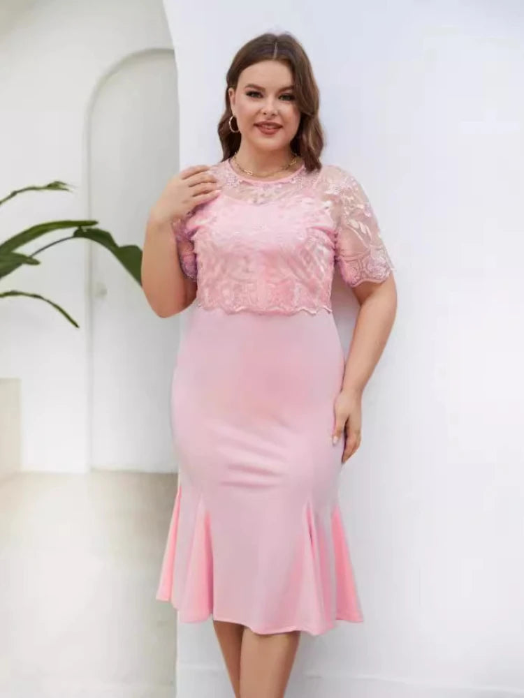 Plus Size Lace Dress