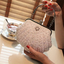 Shell Pearl Rhinestone Bag