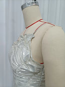 Spliced Folds Dresses