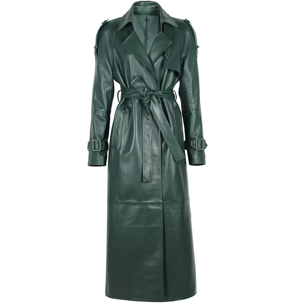 Leather Trench Coat