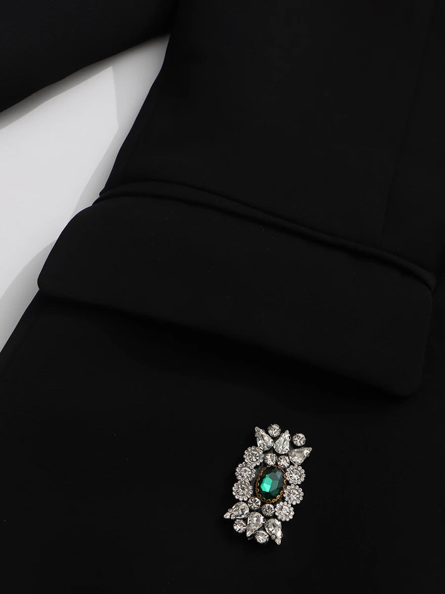 Spliced Bead Luxurious Blazers