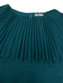 Elegant Plus Size Pleated Maxi Dress