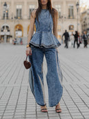 Denim Two Piece Sets