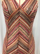 Backless Tunic Sequins Dress