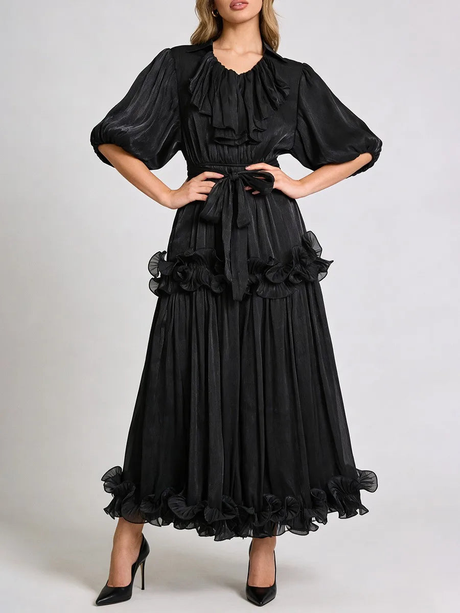 Spliced Folds Dresses