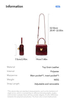 LEATHER DESIGNER BUCKET HANDBAGS