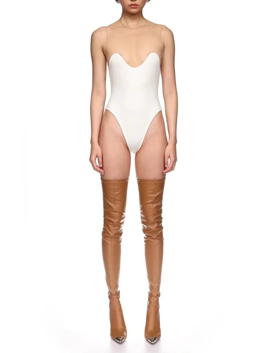 WHITE / L