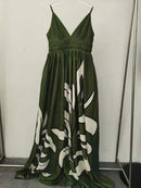 Printing Loose Spliced Dresses