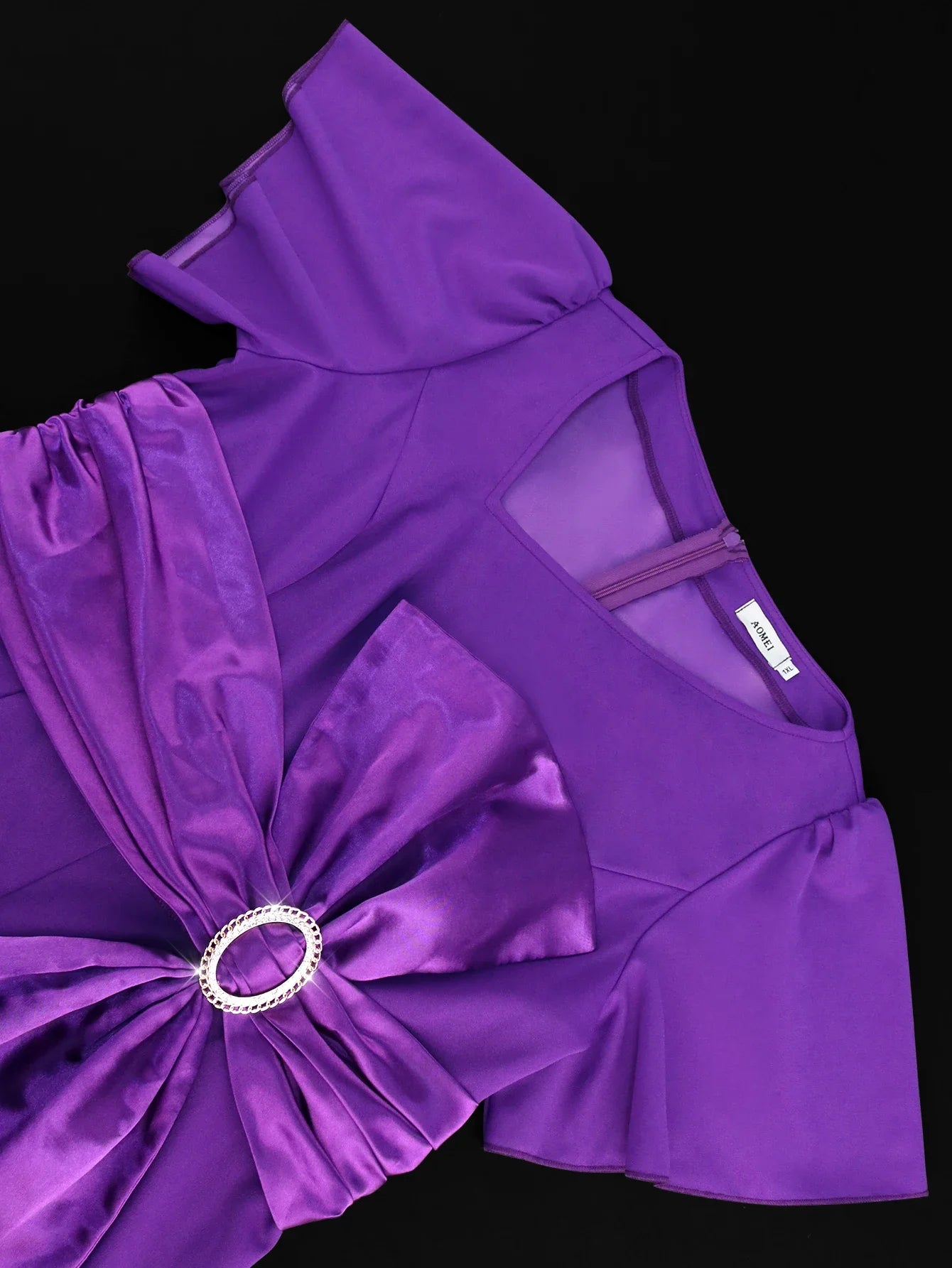 Plus Size Purple Jumpsuit