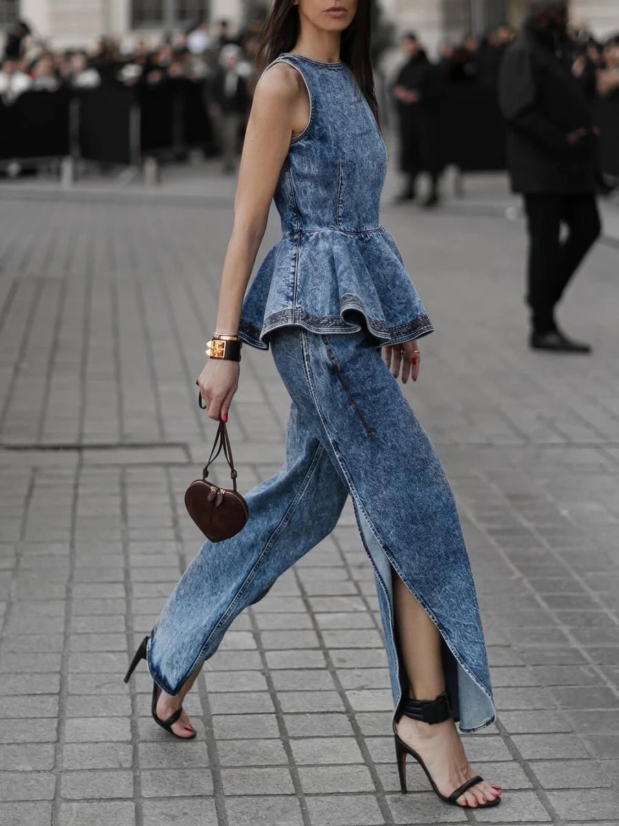 Denim Two Piece Sets