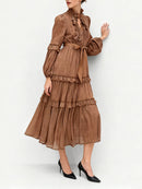 Ruffles Folds Dresses