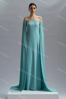 Charming Satin Evening Dresses