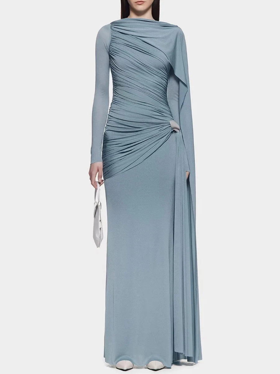 Spliced Folds Dresses