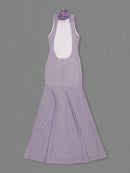 3D Flower Flowing Long Dresses