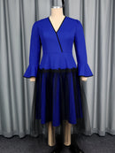 Plus Size ColorBlock  Dress