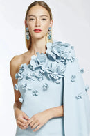 One Shoulder Floral Dress