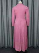 A Line Pink Dress