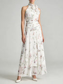 Bowknot Long Dress for Women