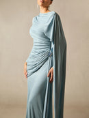 Slimming Spliced Folds Dresses