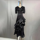 Hit Color Dot Dresses