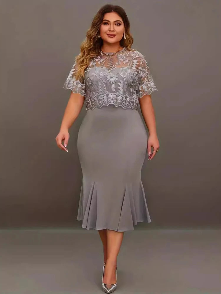 Plus Size Lace Dress