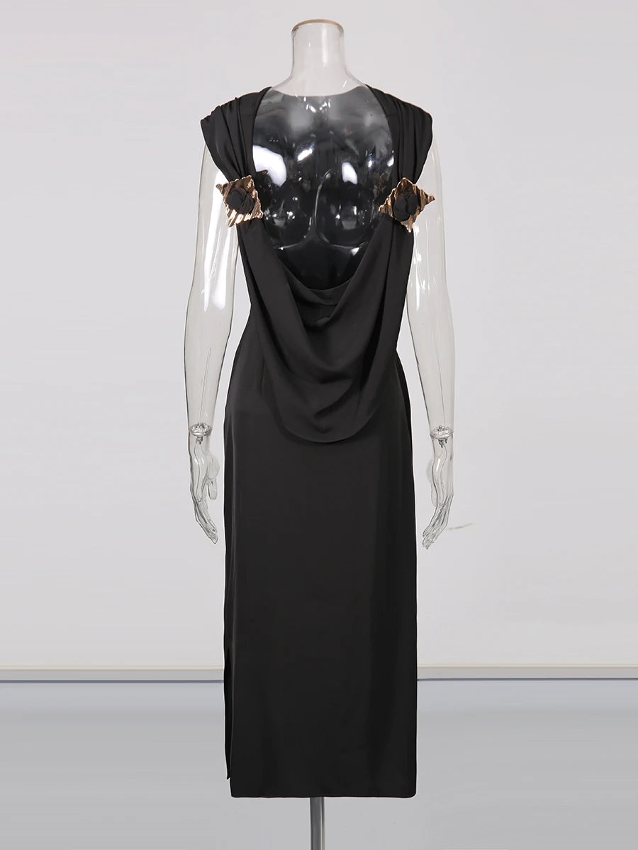 Spliced Sequined Dresses