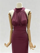 Round Neck Sleeveless  Dress